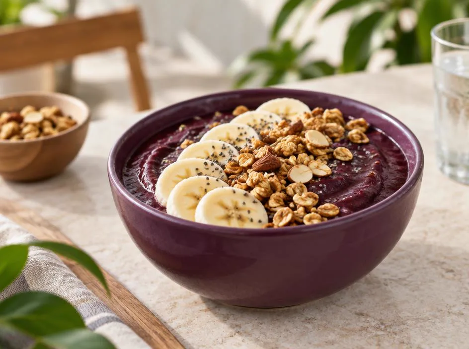 Açaí servido na Moriá